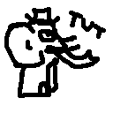Right-facing front half fant